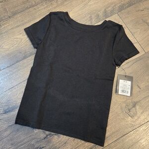 Art Class Girls Spandex Black Short Sleeve NWT